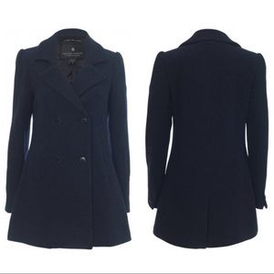 MAISON SCOTCH Double-Breasted Classic Wool Coat